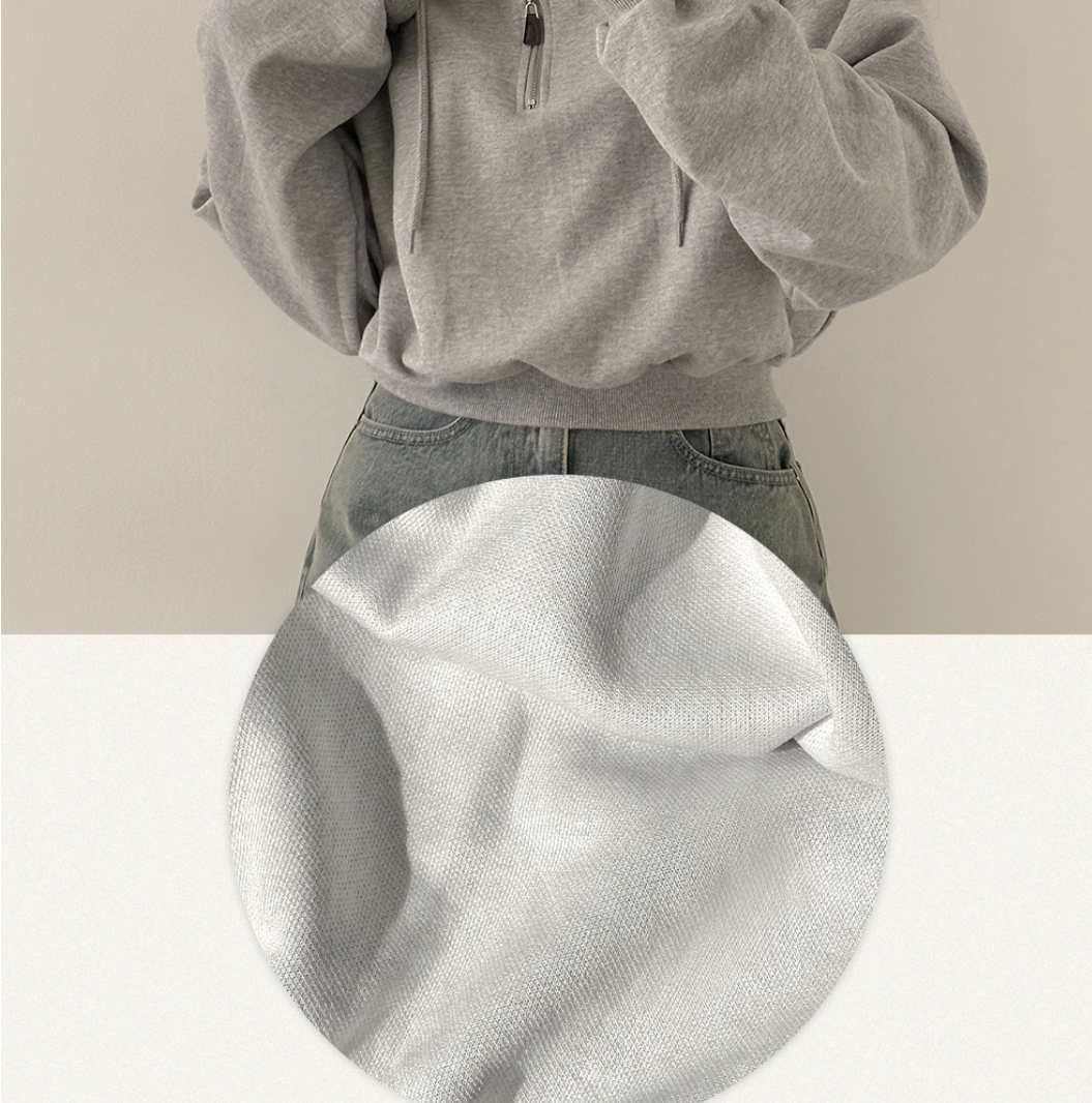 KR CROP HOOD SWAETSHIRT (5 COLORS)