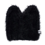 [winter同款] youhee - hairy cat beanie (black)