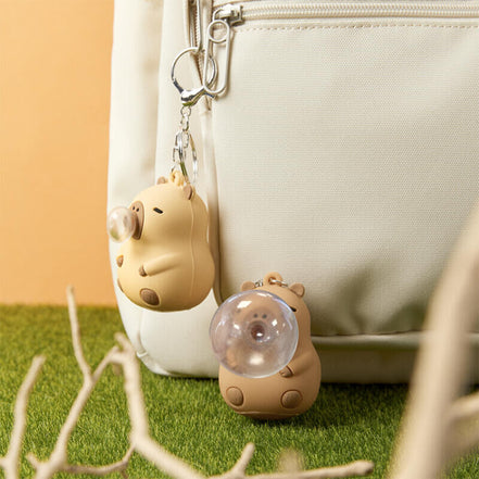 sleeping capybara mini keyring (1＋1)