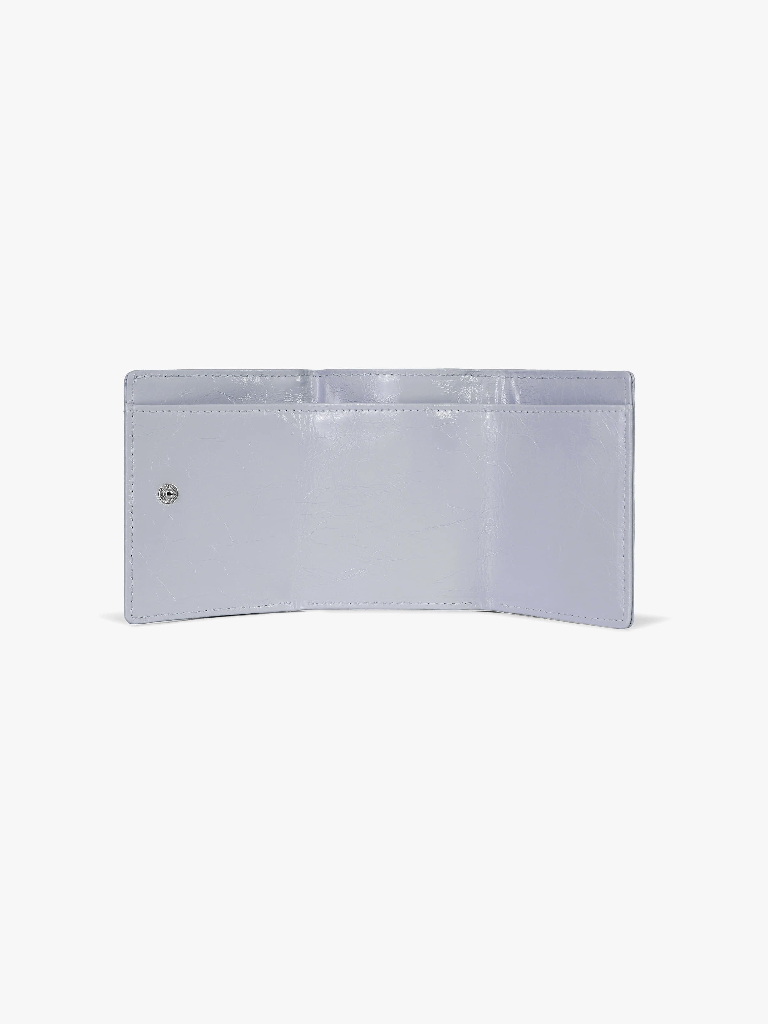 CRINKLE HALFMOON MINI WALLET (MISTY LAVENDER)