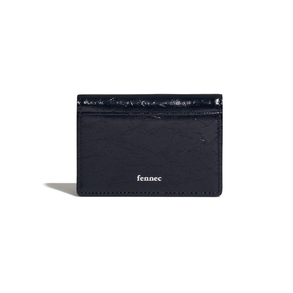 CRINKLE TRIANGLE ACCORDION POCKET (BLACK)