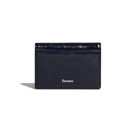 CRINKLE TRIANGLE ACCORDION POCKET (BLACK)