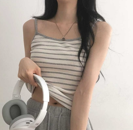 KR STRIPE SLEEVELESS (3 COLORS)