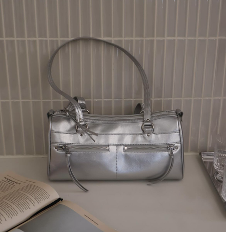 READY DUFFLE BAG (SILVER)
