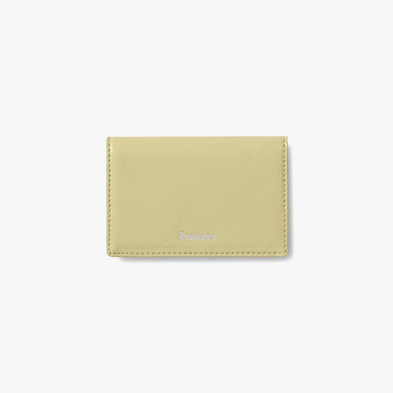 CRINKLE SOFT CARD CASE (SOFT OLIVE)