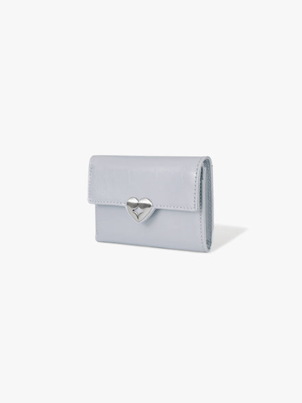 HEARTY FLAP WALLET (MISTY LAVENDER)