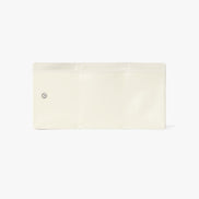 CRINKLE HALFMOON MINI WALLET (VANILLA)