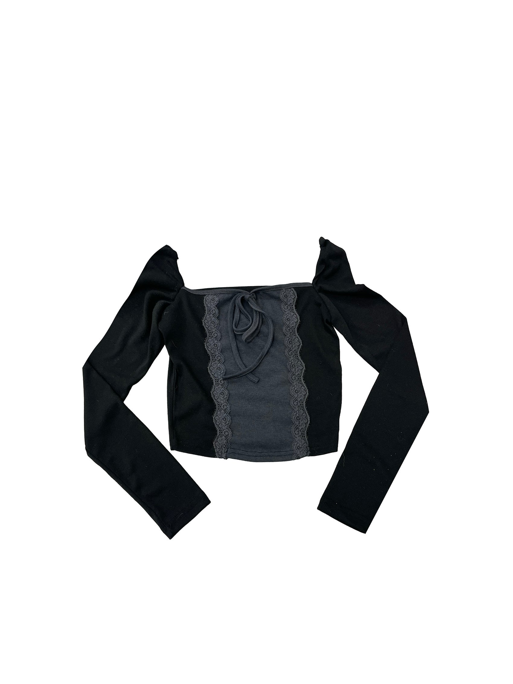 (現貨) KR TWO TONE LACE TOP (3 COLORS)