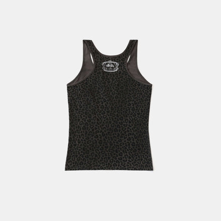 bad blood - Mystic Tank Slim Fit (Black Leopard)