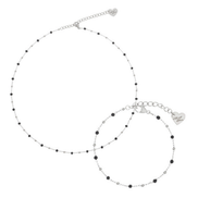 Almost Blue - BLACK BEADS CHAIN NECKLACE / BRACELET