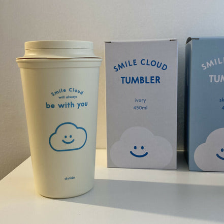 Skyfolio - smile cloud tumbler｜2 types