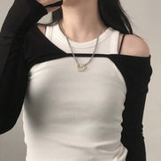 OFUSE - pearl heart necklace