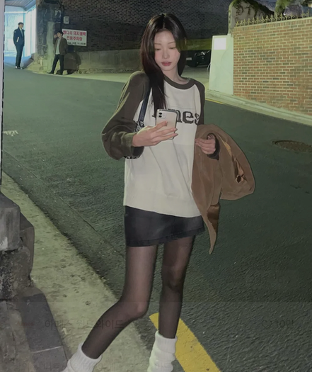 [UNISEX] AMES - BASIC RAGLAN PULLOVER KNIT (BROWN)