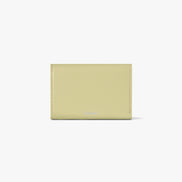 CRINKLE TRIANGLE TRIPLE WALLET (SOFT OLIVE)