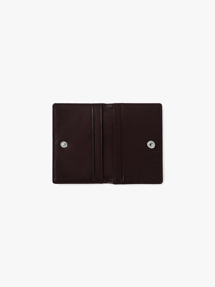 CRINKLE SOFT CARD CASE (ESPRESSO)