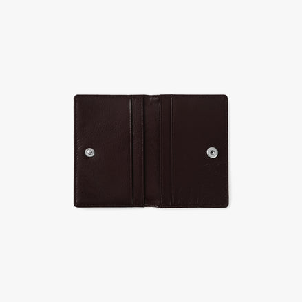 CRINKLE SOFT CARD CASE (ESPRESSO)