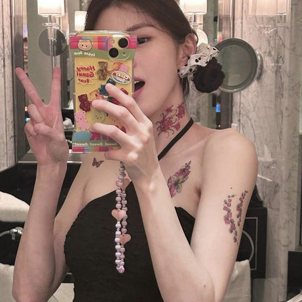 pain or pleasure - ORCHID TUBE TOP (BLACK)[韓素希同款]