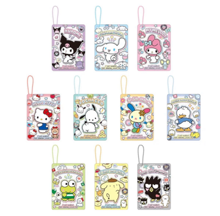 (現貨) sanrio clear card keychain