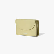CRINKLE HALFMOON MINI WALLET (SOFT OLIVE)