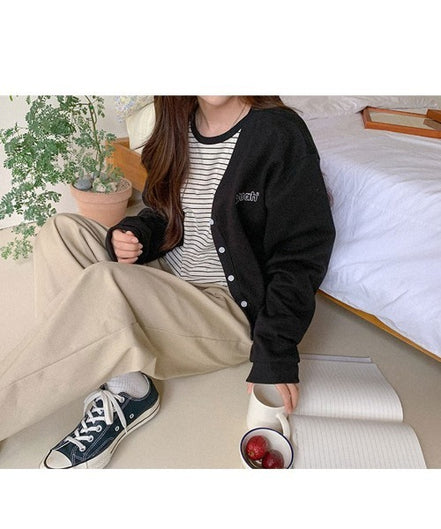 (現貨) muahmuah - cotton wide pants (beige)