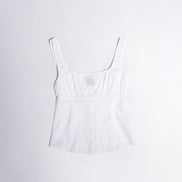 (現貨) SCULPTOR - Pintuck Lounge Sleeveless Top (White)