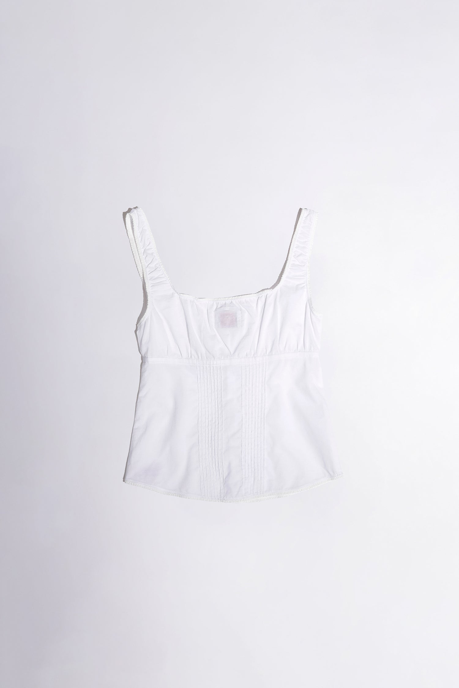 (現貨) SCULPTOR - Pintuck Lounge Sleeveless Top (White)