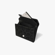 TRIANGLE DOCO WALLET (LEOPARD BLACK)