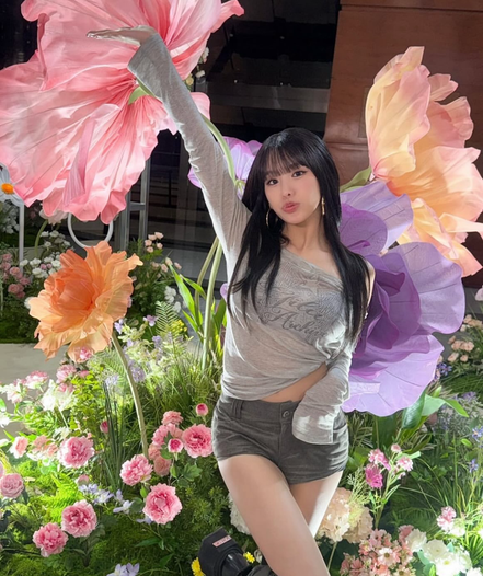 [natty同款] STAR WING SHEER LONG SLEEVE (GREY)