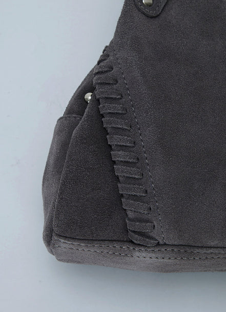 as"on - bonita mini bag (suede charcoal)