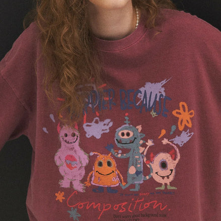 CPGN STUDIO - DPT HAPPY DAY TSHIRT (DUST PINK)