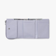 HEARTY ZIPPER WALLET (MISTY LAVENDER)