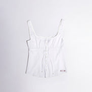 (現貨) SCULPTOR - Pintuck Lounge Sleeveless Top (White)