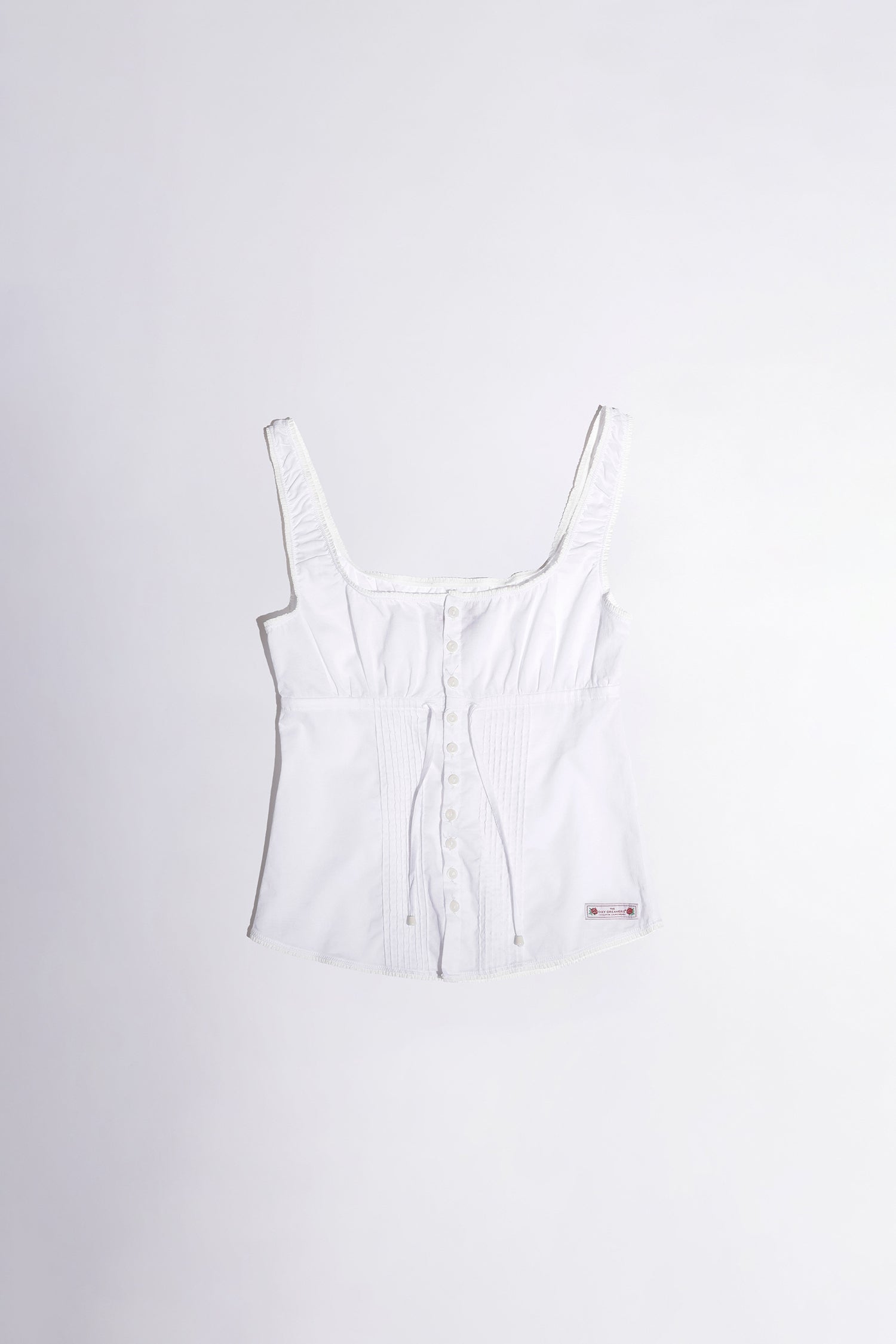 (現貨) SCULPTOR - Pintuck Lounge Sleeveless Top (White)