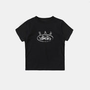 Bad Blood - crack print t-shirt (Black)