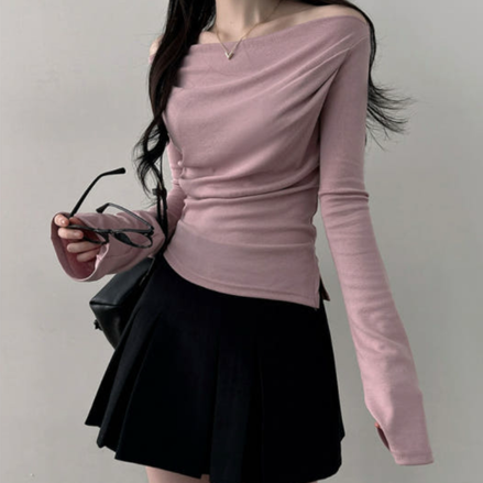 KR ELLY OFF SHOULDER TOP (4 COLORS)