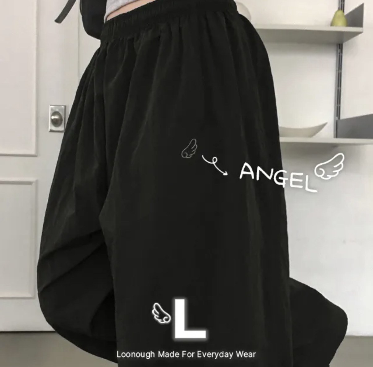 KR ANGEL WINGS NYLON PANTS (6 COLORS)
