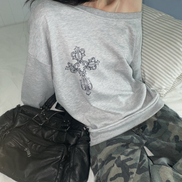 KR SILVER CROSS OFF SHOULDER (3 COLORS)