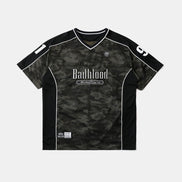 bad blood - FON V-Neck Jersey Short Sleeve (Green Camo)