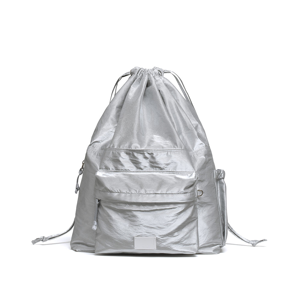DRAWSTRING BACKPACK (SILVER)
