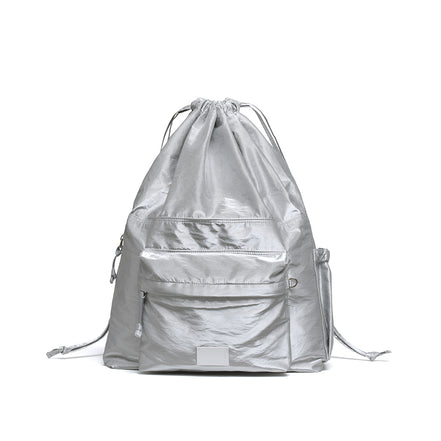 DRAWSTRING BACKPACK (SILVER)