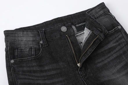 [karina同款] 5501 bootcut black jeans