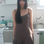 ason - BEA MINI DRESS (BROWN)