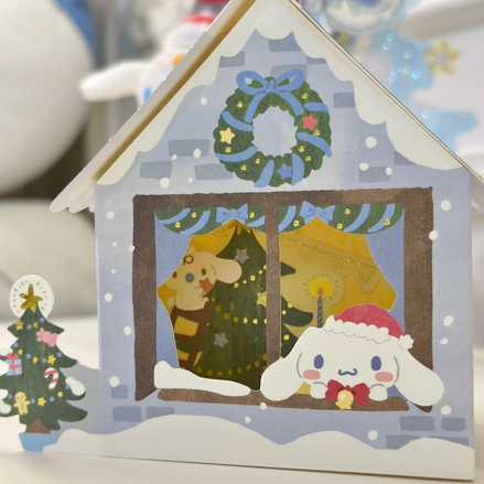 (現貨) cinnamoroll 立體聖誕卡