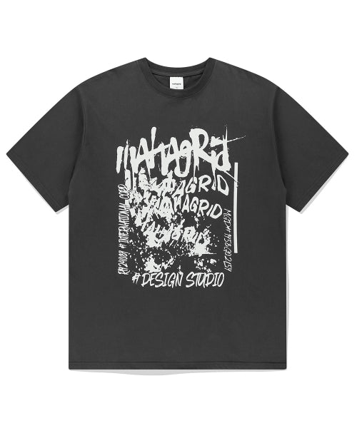 MAHAGRID - CORP TEE (CHARCOAL)