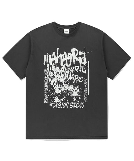 MAHAGRID - CORP TEE (CHARCOAL)