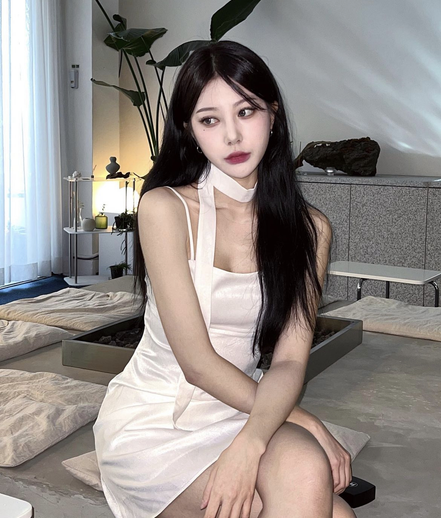 KR ROSE SCARF ONE PIECE 2 COLORS