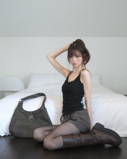 as"on - Ricky shoulder bag (crack brown)