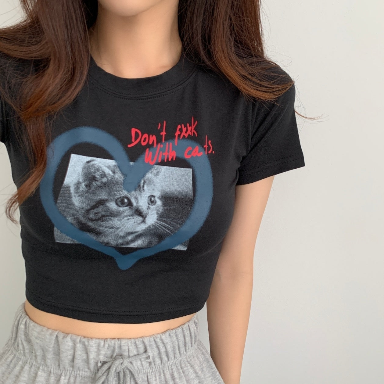 現貨 KR BABY CATS CROP TEE 3 COLORS