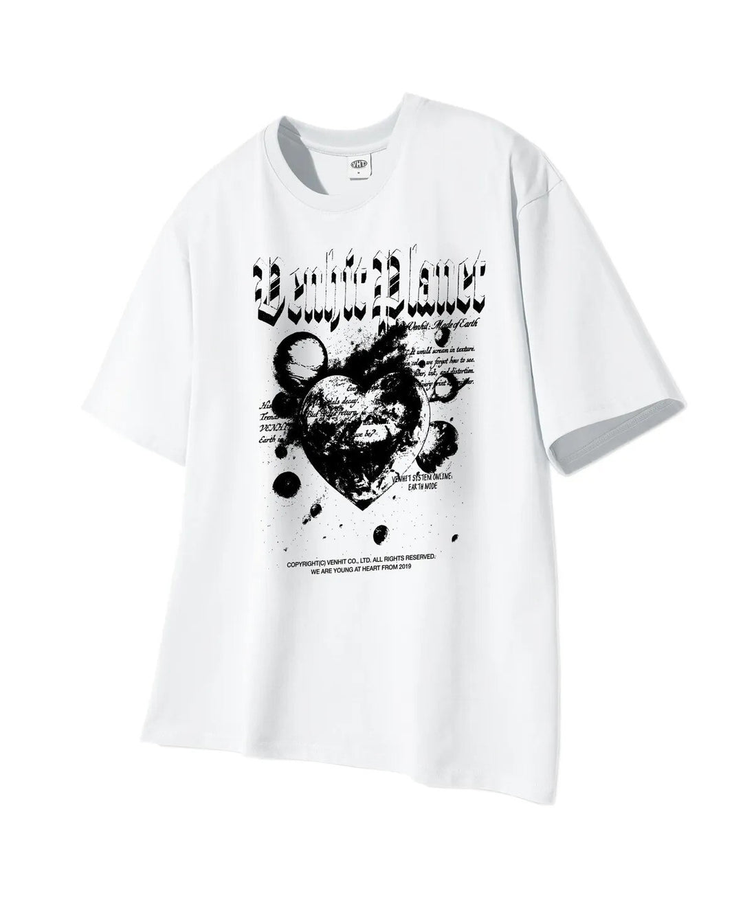 venhit - dark planet cool cotton tshirt (2 colors)