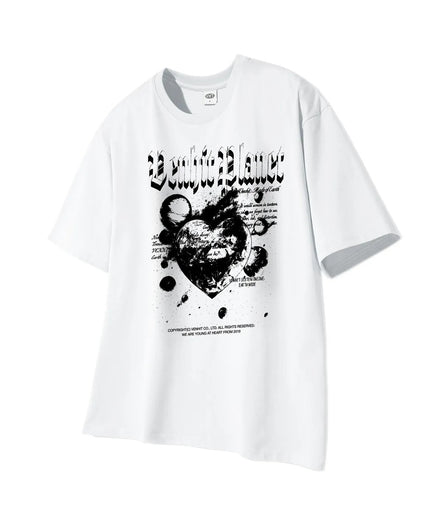 venhit - dark planet cool cotton tshirt (2 colors)